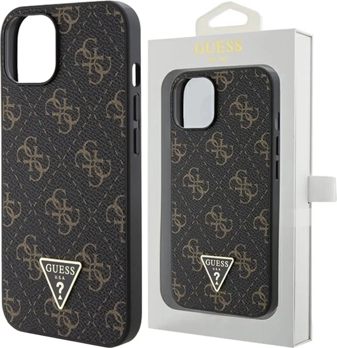 GUESS 4G Triangle Logo Hoesje - iPhone 11/XR - Zwart - afbeelding 6 van 6