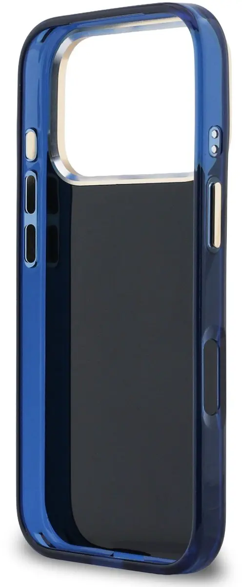 GUESS IML 4G Script Metal Logo Backcover 14695 - Blauw