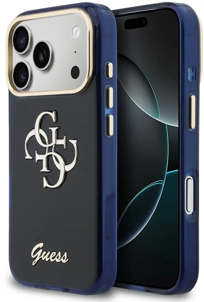 GUESS IML 4G Script Metal Logo Backcover 14695