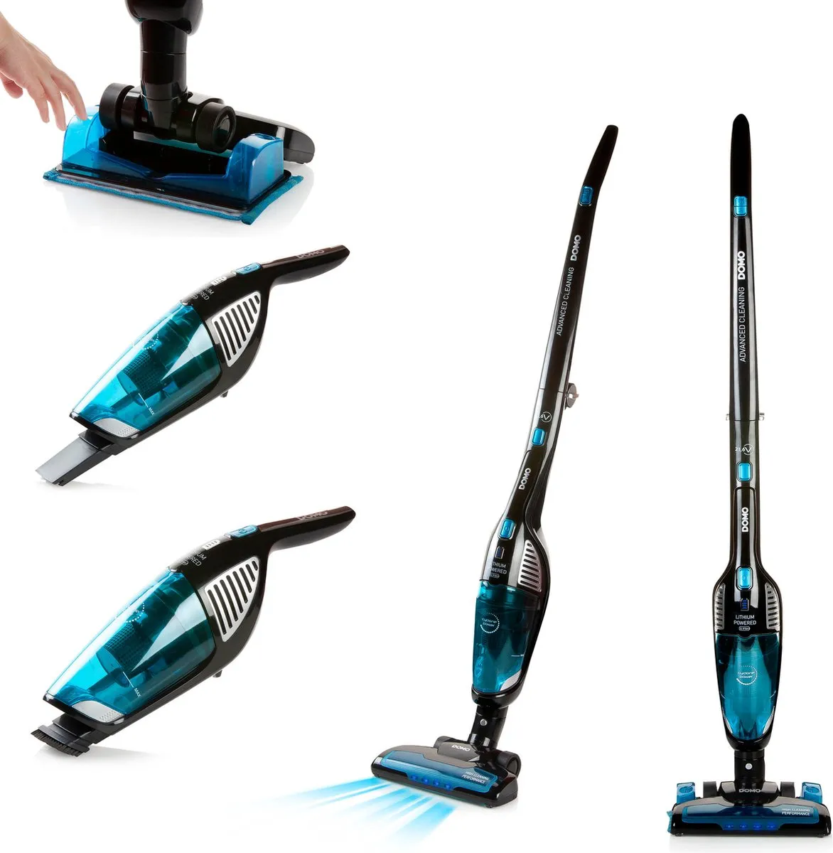 Domo DO228SV Steelstofzuiger 3-in-1