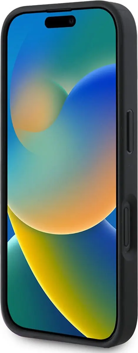 Guess GUHCP16SG4GLGR Hoesje iPhone 16 - Zwart