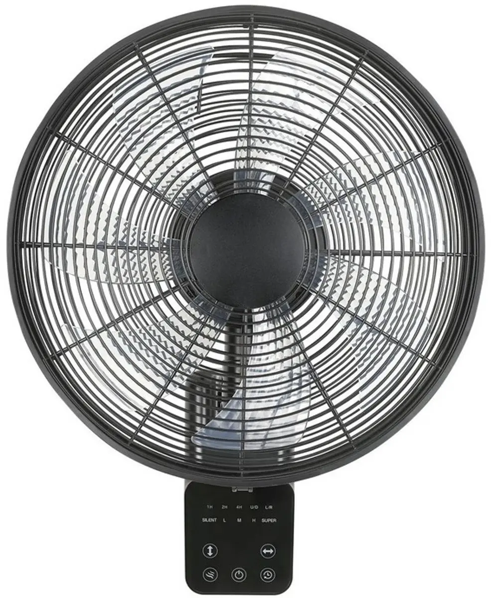 Casafan Airos Eco Design Wall II SW Wandventilator 40cm - 45W - Zwart