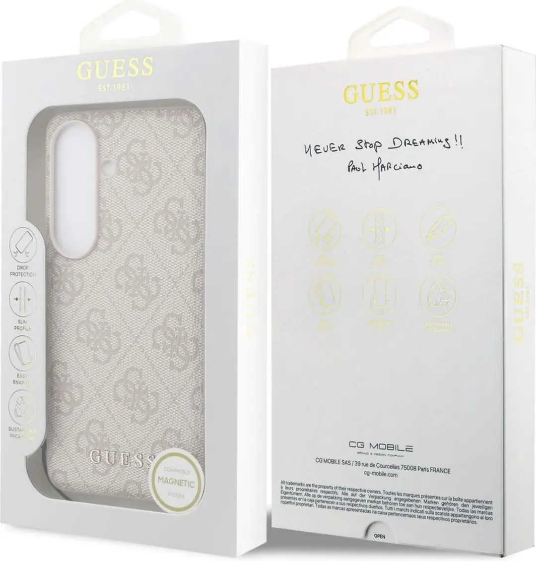 Guess Hoesje Samsung Galaxy S26 - MagSafe Roze