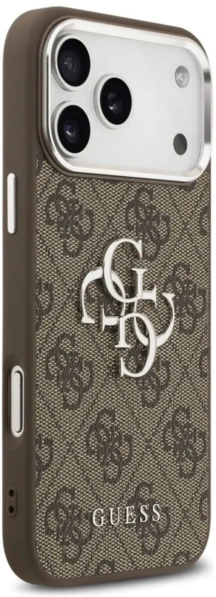 GUESS Back Cover iPhone 17 Pro Max - Bruin - TPU - MagSafe