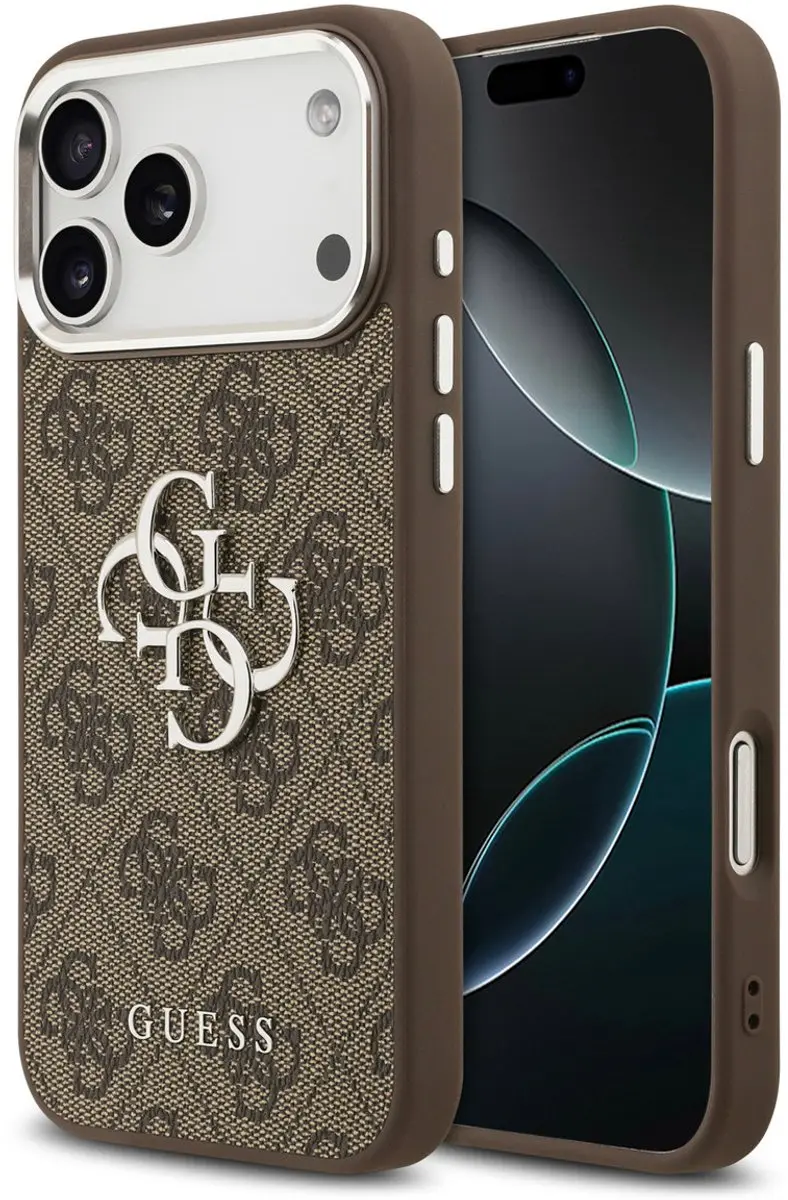 GUESS Back Cover iPhone 17 Pro Max - Bruin - TPU - MagSafe