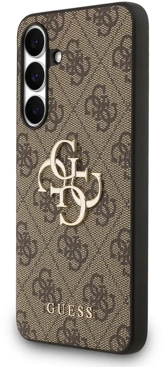 Guess 4G Metal Logo Back Case Samsung Galaxy S25 FE - Bruin