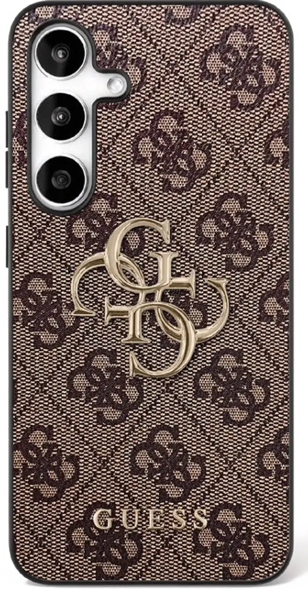 Guess 4G Metal Logo Back Case Samsung Galaxy S25 FE - Bruin