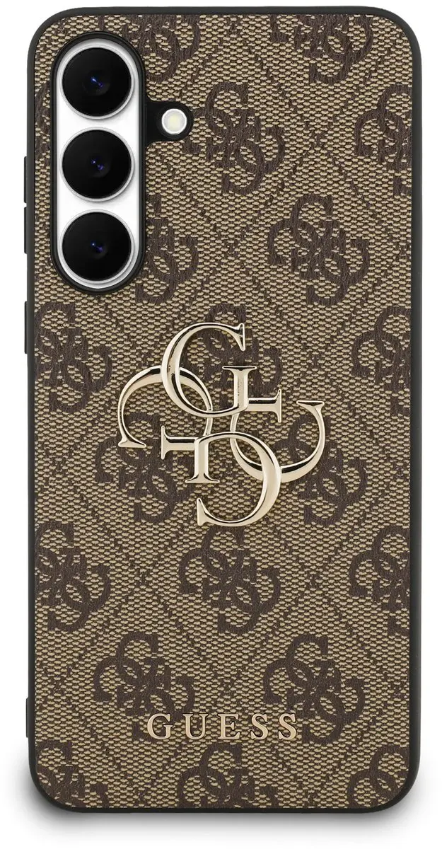 Guess 4G Metal Logo Back Case Samsung Galaxy S25 FE - Bruin