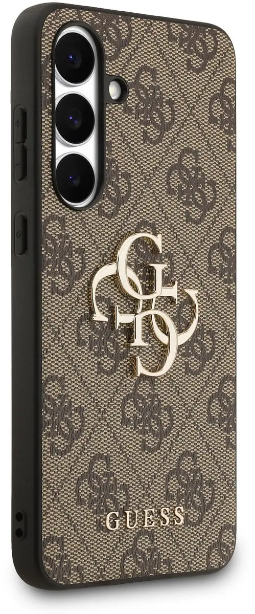 Guess 4G Metal Logo Back Case Samsung Galaxy S25 FE - Bruin