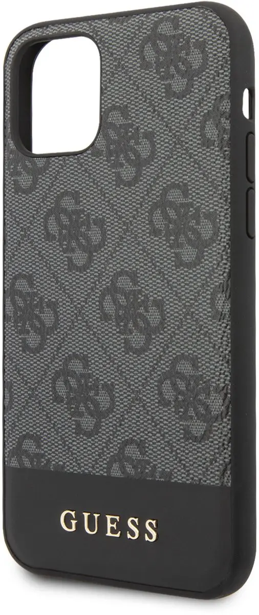 Guess Classic Collection Hoesje iPhone 11 Pro Max - Grijs 4G Stripe - afbeelding 5 van 6