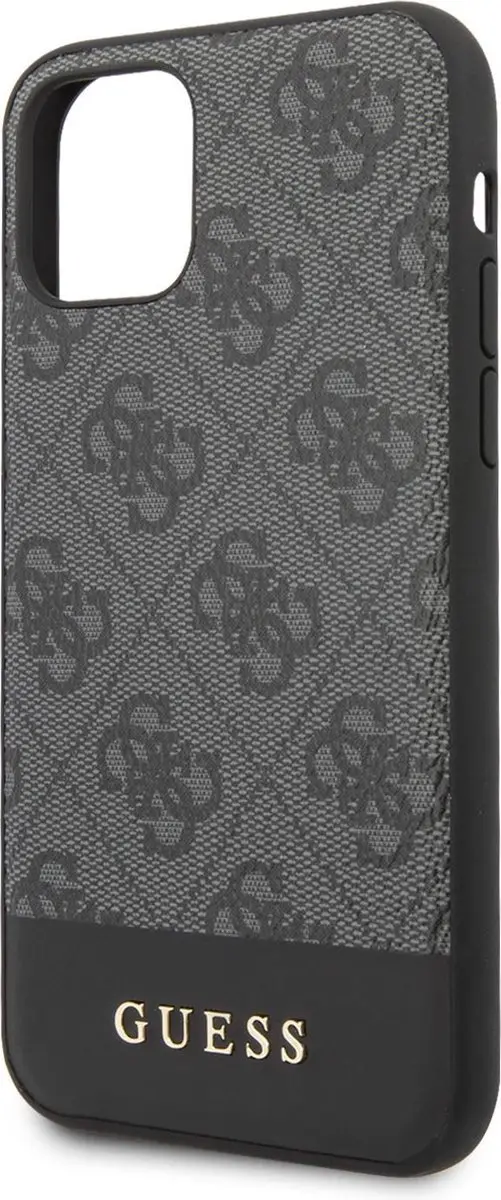 Guess Classic Collection Hoesje iPhone 11 Pro Max - Grijs 4G Stripe - afbeelding 4 van 6