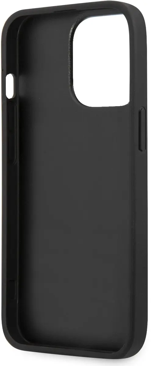 GUESS iPhone 13 Pro Max Hoesje - Effen Grijs - Kunstleer