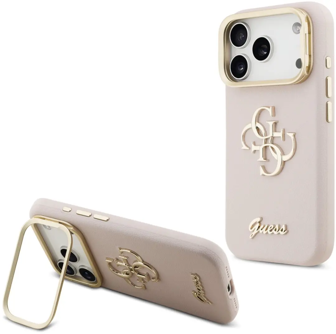 GUESS 4G Logo Hoesje iPhone 17 Pro - Roze
