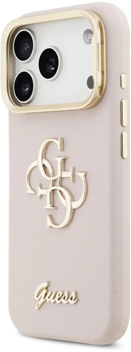 GUESS 4G Logo Hoesje iPhone 17 Pro - Roze