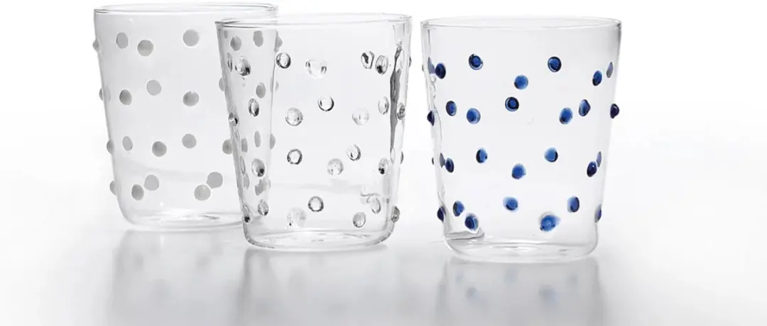 Zafferano Party Waterglazen Goudgeel - 6 Stuks PY00118