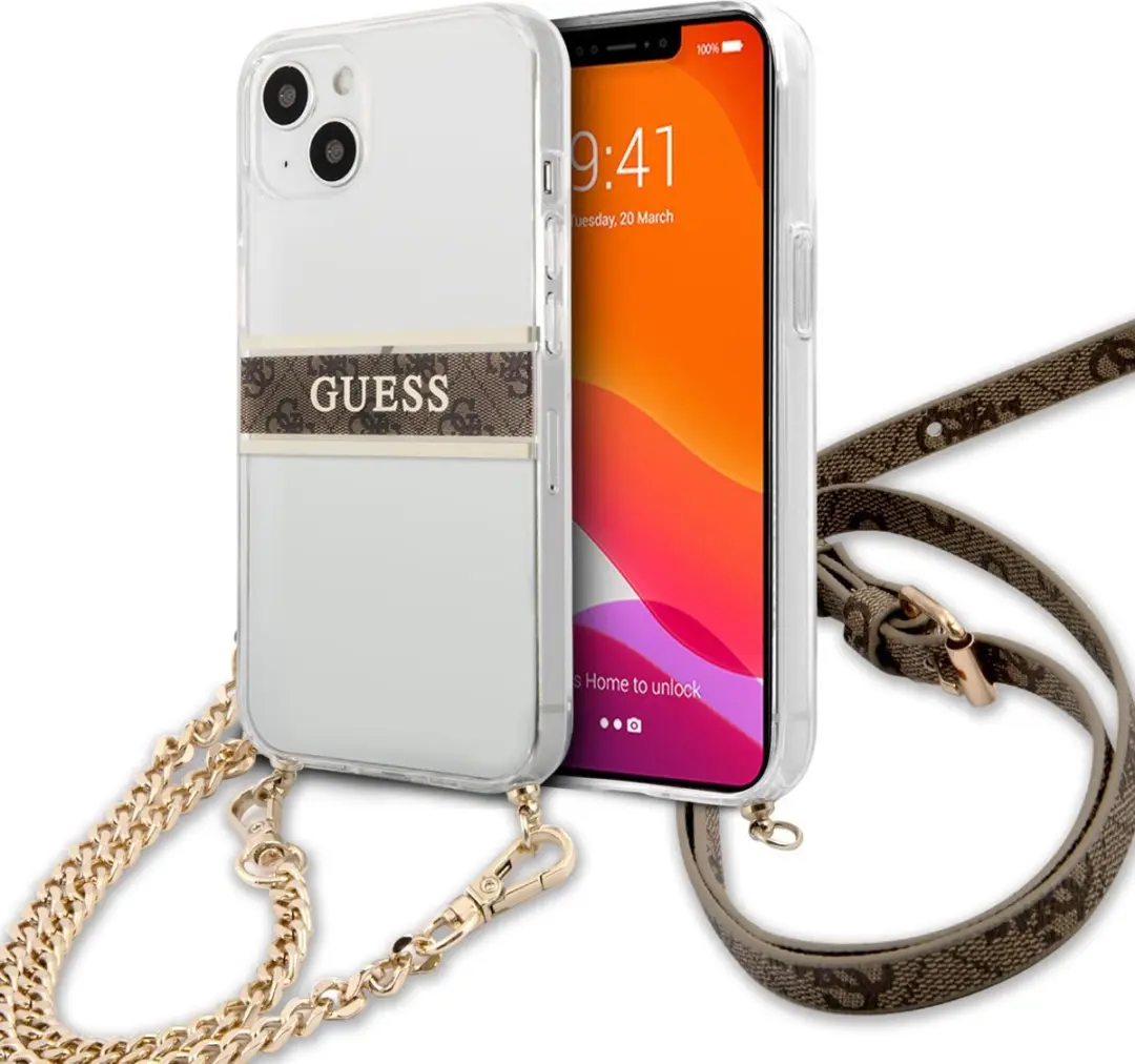 GUESS iPhone 13 mini Backcase - Bruin - TPU