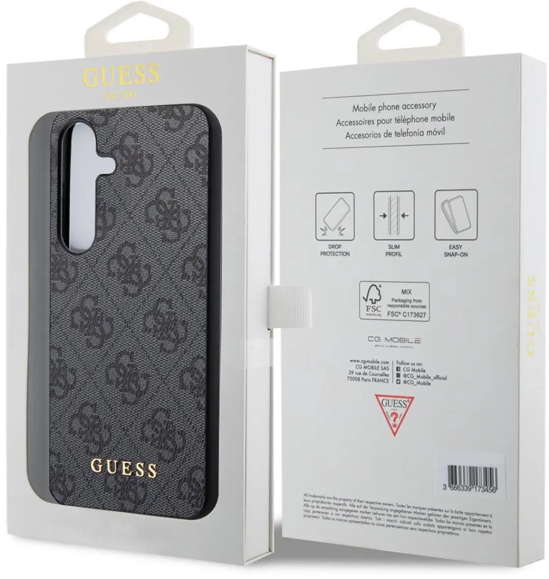 Guess Charm Hoesje Samsung Galaxy S24 - 12077 - Grijs