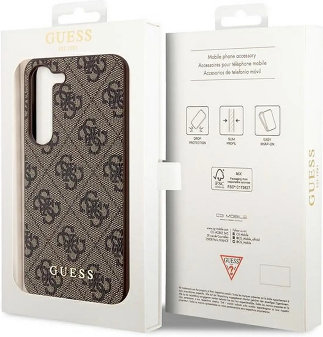 GUESS 4G Charms Back Case - Samsung Galaxy A55 - Bruin - MPN 12088
