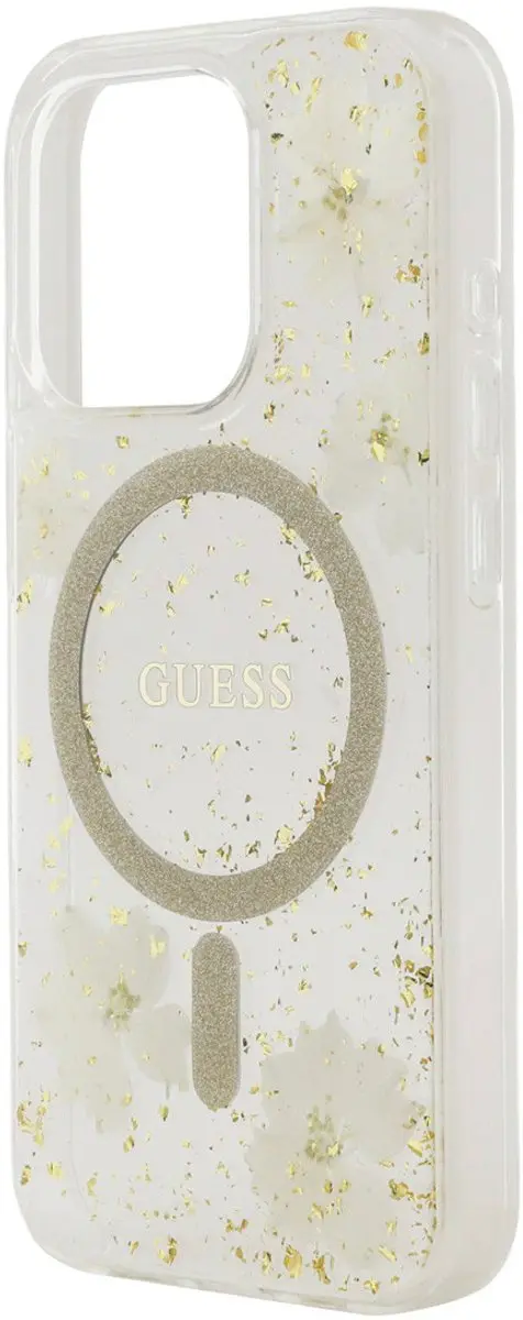 GUESS Telefoonhoesje iPhone 15 Pro - Beige - MagSafe - afbeelding 6 van 6