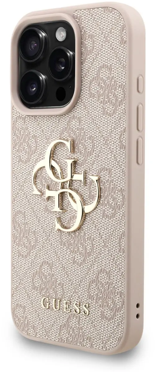 GUESS Telefoonhoesje iPhone 16 Pro - MagSafe - Roze