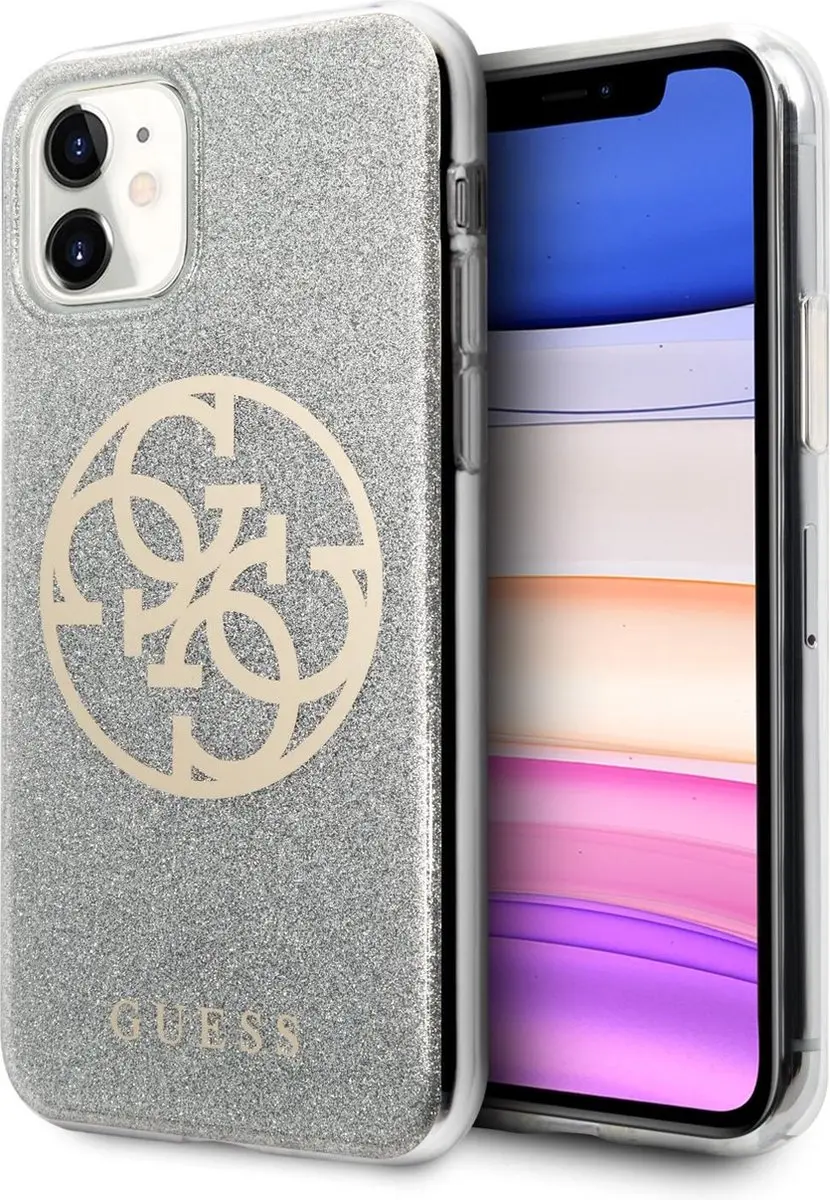 GUESS Hoesje iPhone 11 S212-3 - Zilver