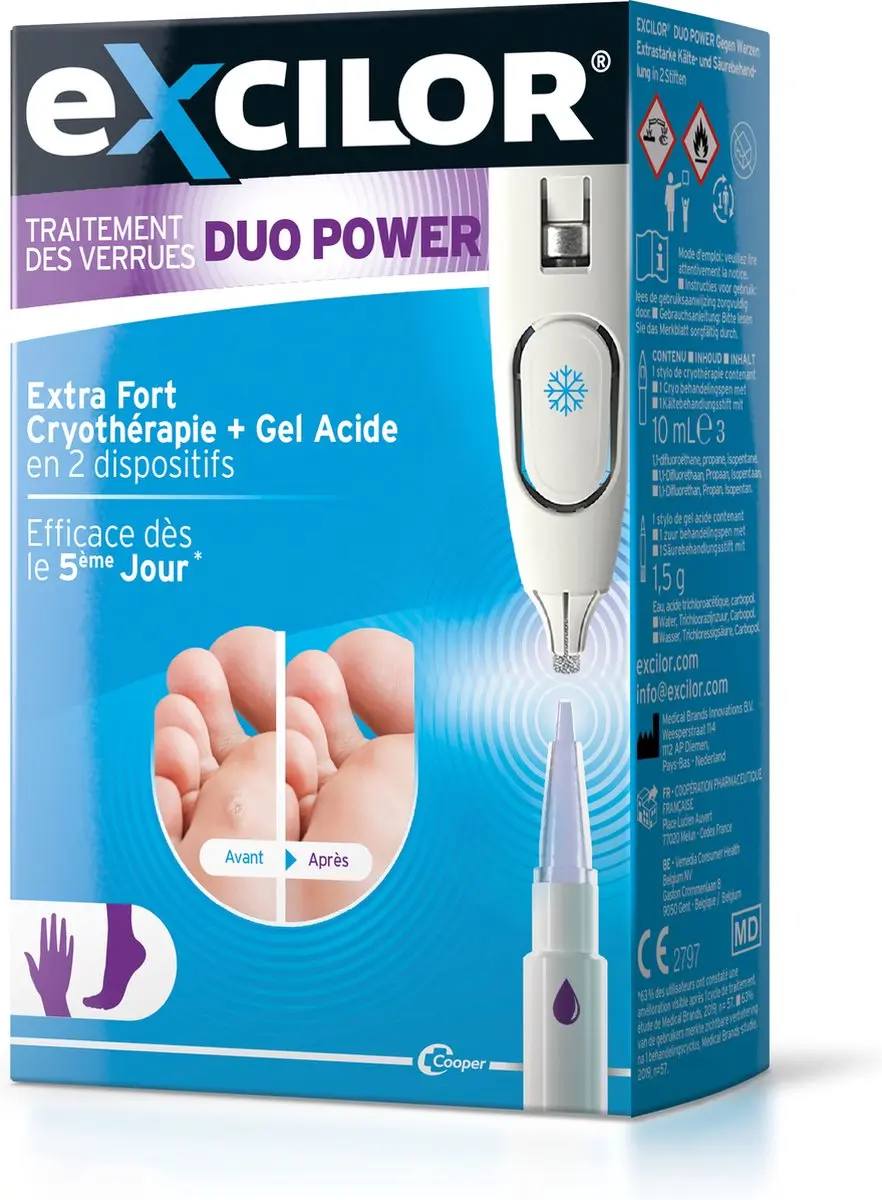 Excilor Wrattenbehandeling Duo Power