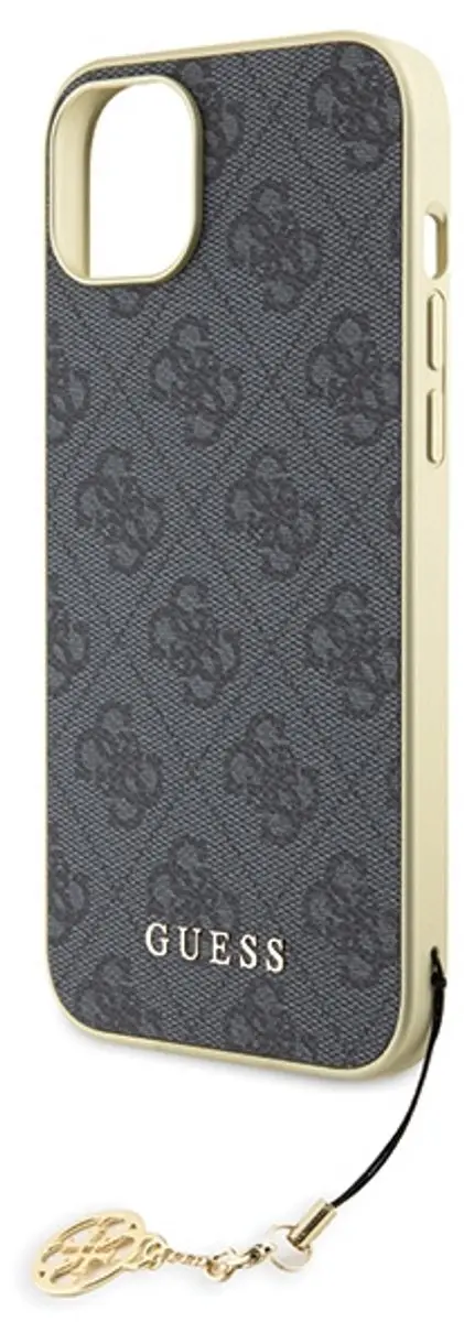 GUESS 4G Charms Back Case - iPhone 15 Plus - Grijs - afbeelding 6 van 6