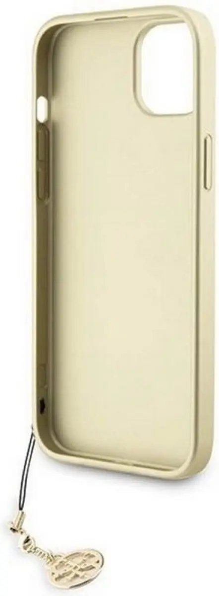 GUESS 4G Charms Back Case - iPhone 15 Plus - Grijs