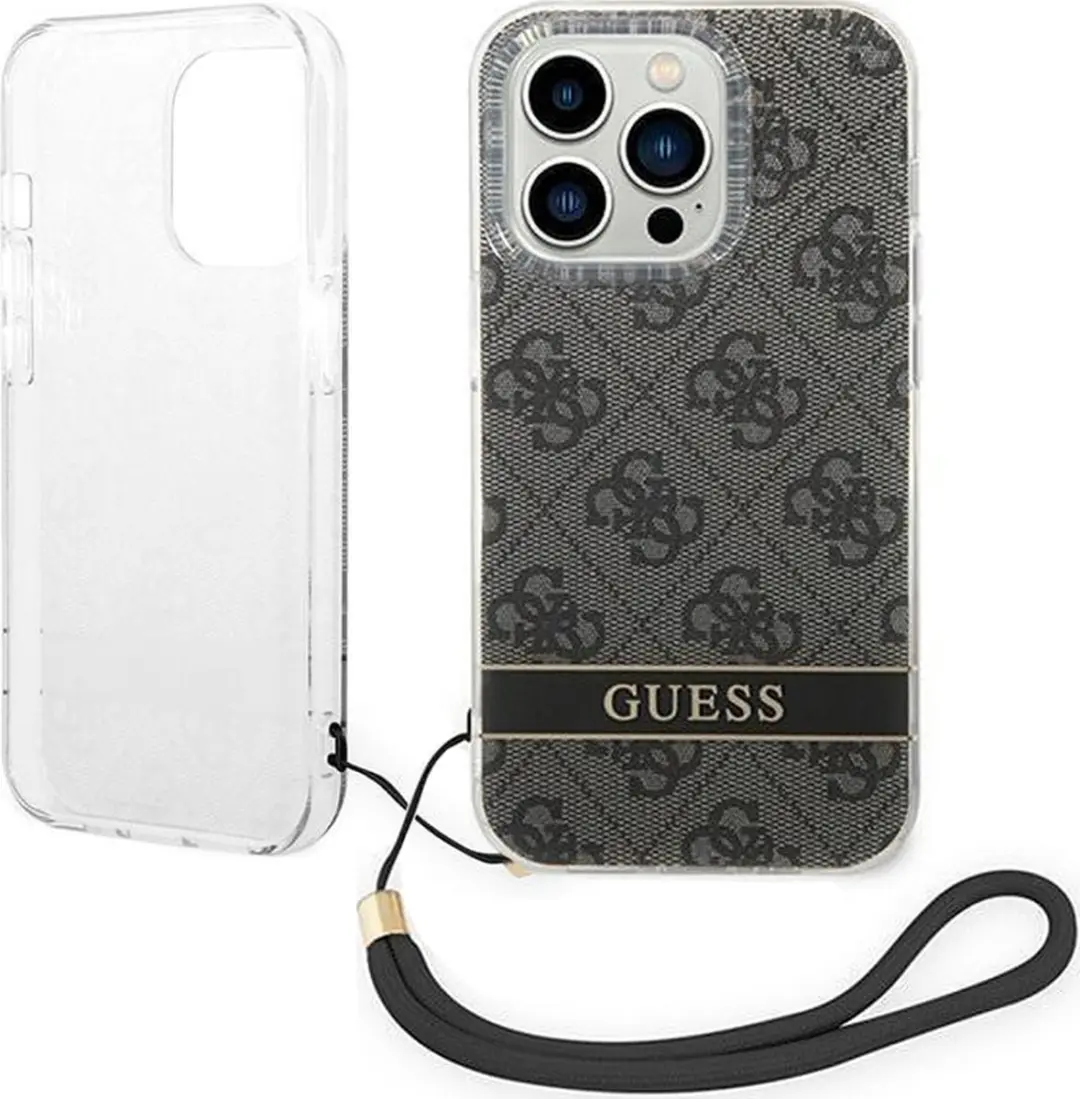 GUESS 4G Printed Back Case met Strap