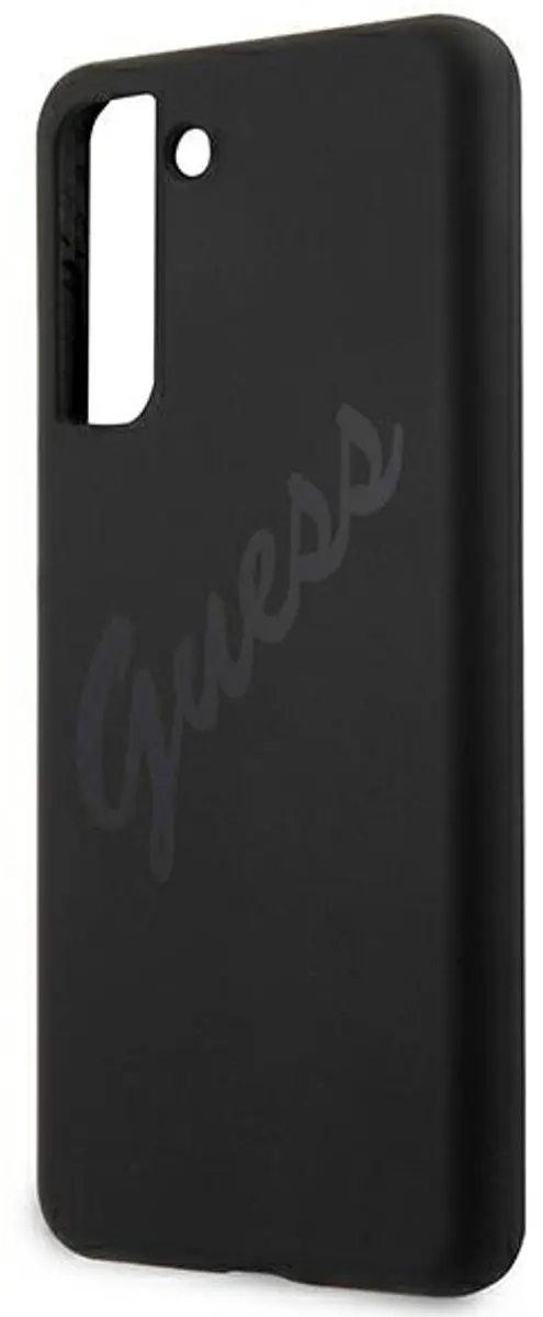 Guess Silicone Back Cover GUHCS21MLSVSBK - Zwart - afbeelding 6 van 6