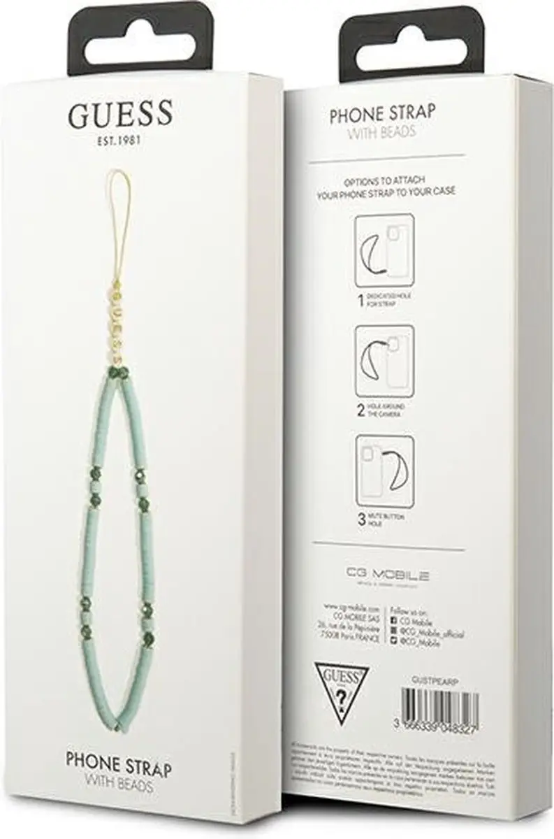 GUESS GUSTPEARP Telefoonhanger - Blauw/Blauw