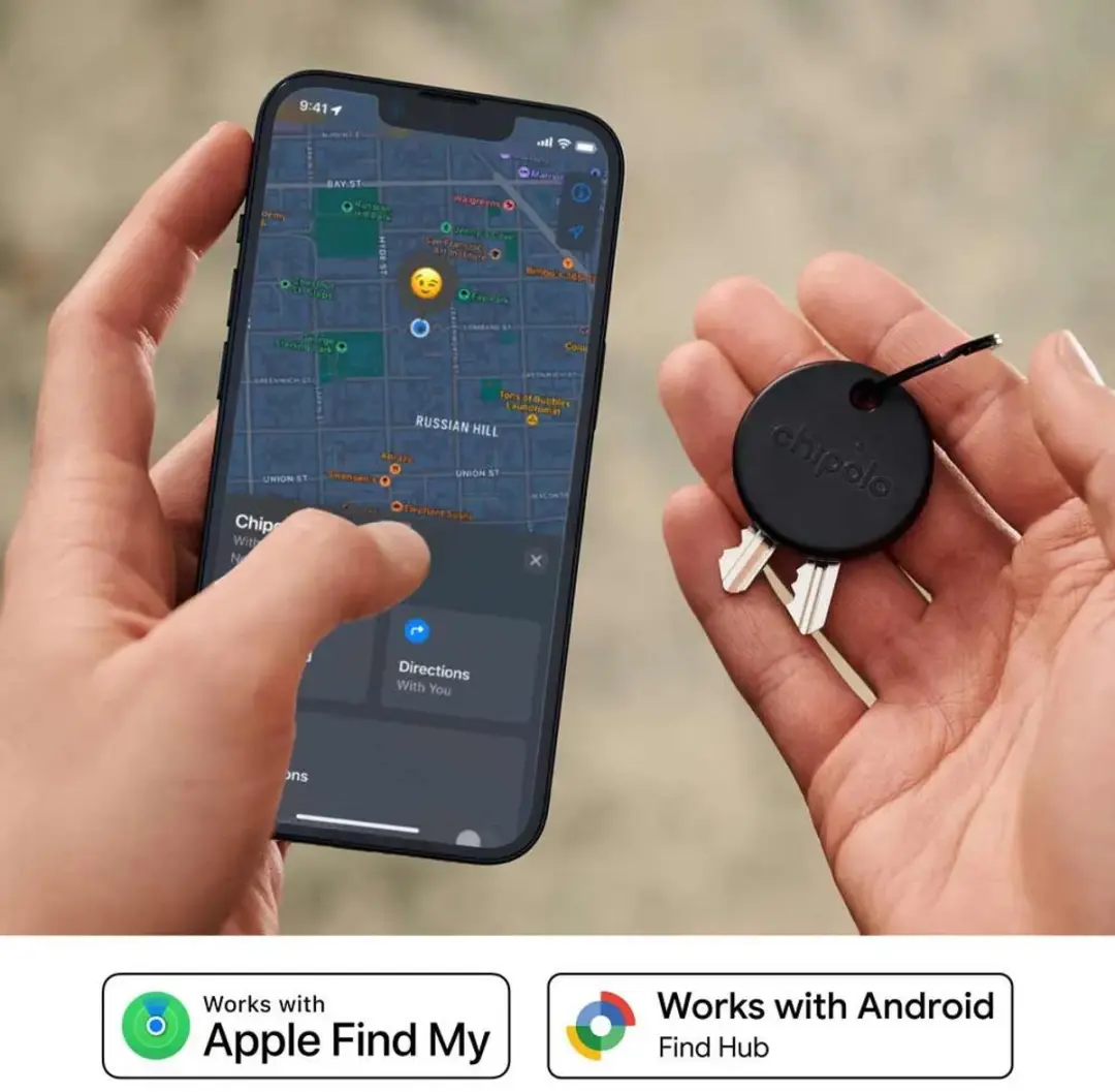 Chipolo POP Bluetooth Tracker - 120dB - Zwart