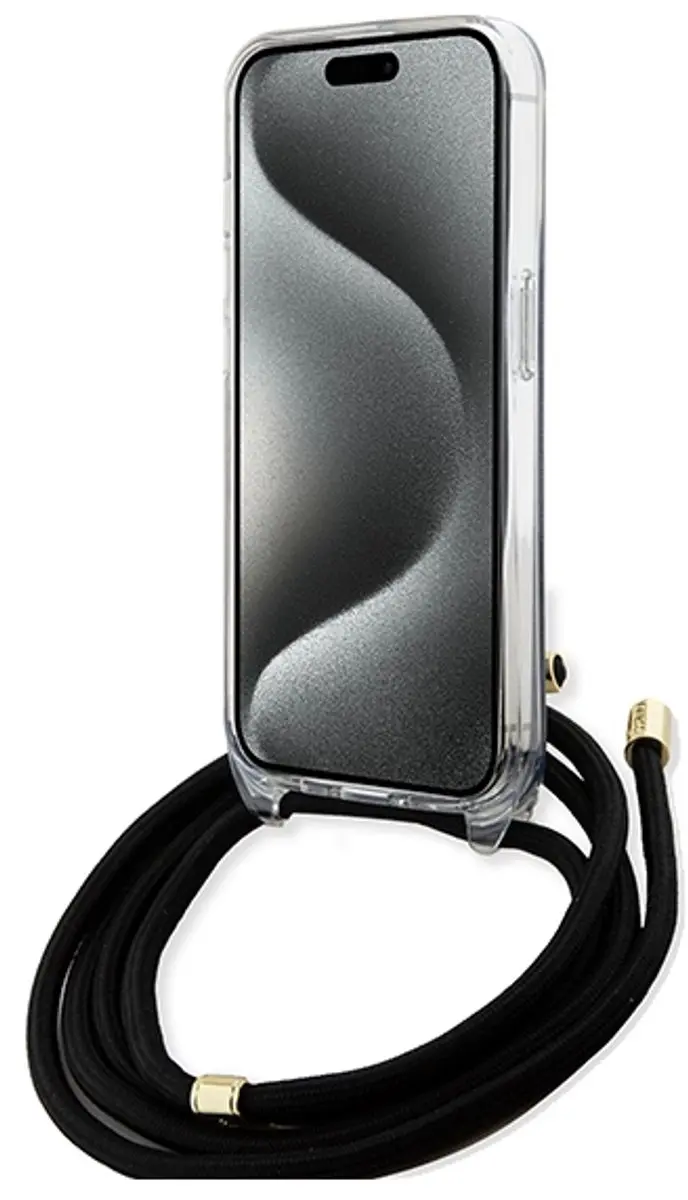 Guess 4G Printed Crossbody Hoes iPhone 15 Pro 12072 - Zwart