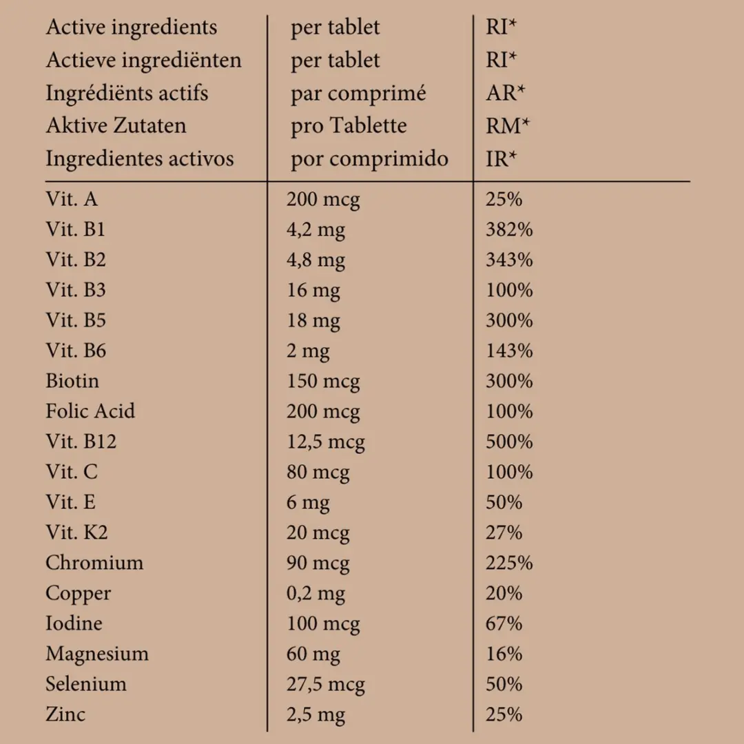 RainPharma Multivitamin Daily Boost - 30 Tabletten