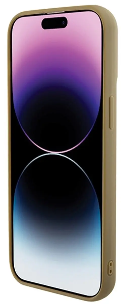 GUESS Square Mirror Back Case Goud - iPhone 15 Pro Max