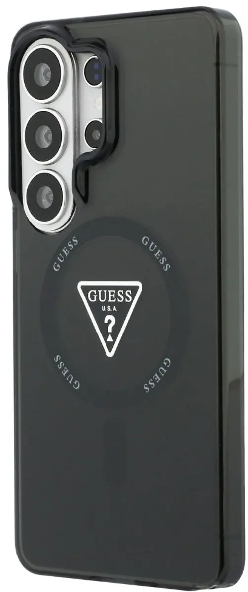 Guess IML Gradient Triangle Hoesje GUHMS26UIMLGTBK - Samsung Galaxy S26 Ultra - Zwart