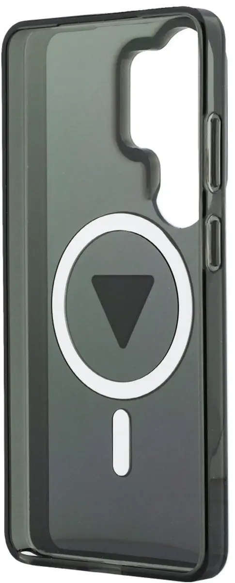 Guess IML Gradient Triangle Hoesje GUHMS26UIMLGTBK - Samsung Galaxy S26 Ultra - Zwart