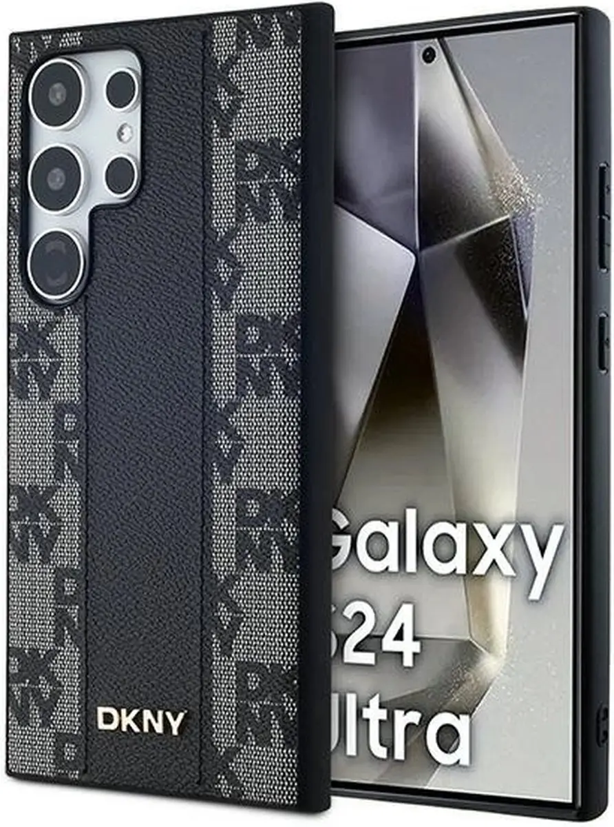 DKNY Hoesje Galaxy S24 Ultra MagSafe - Zwart DKHMS24LPCPVSLK - afbeelding 6 van 6