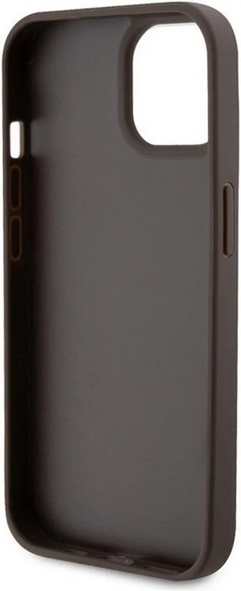 GUESS 4G Triangle Crossbody iPhone 15 Hoes - Bruin