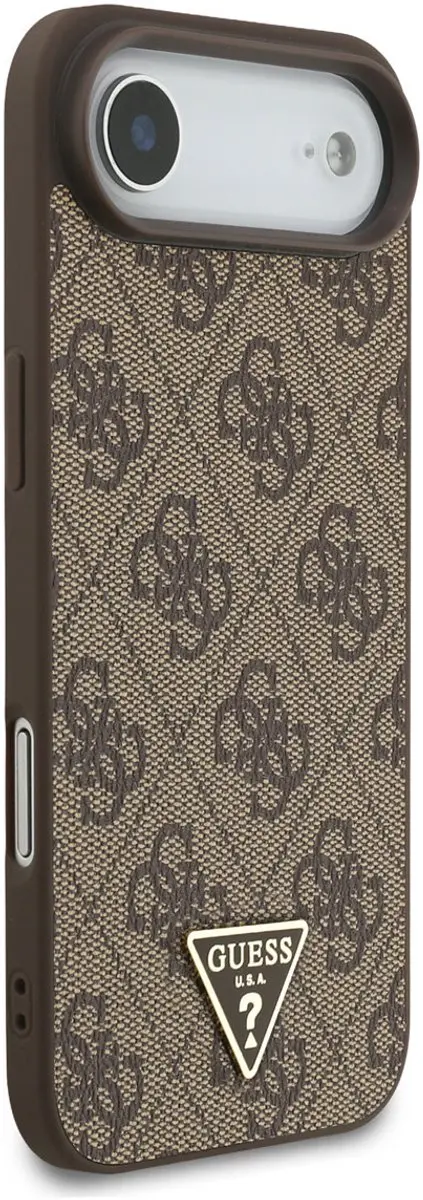 GUESS Telefoonhoesje iPhone 17 Air - MagSafe - Bruin Driehoek