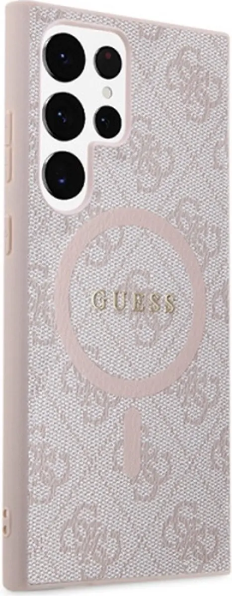 GUESS 4G Back Case MagSafe - Roze - 12085