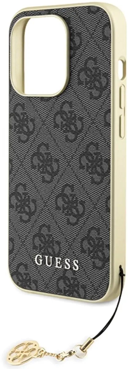 GUESS 4G Charms Back Case - iPhone 15 Pro - Grijs - afbeelding 6 van 6