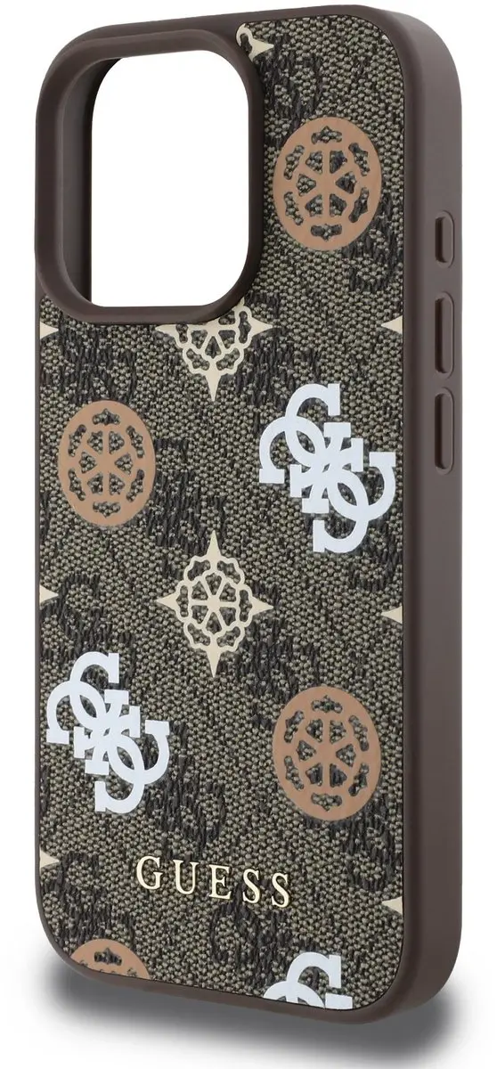 Guess Peony iPhone 16 Pro Max Hoesje - Bruin - Magsafe - afbeelding 6 van 6