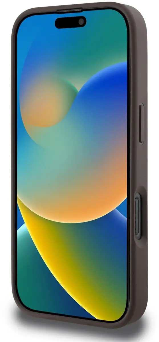 Guess Peony iPhone 16 Pro Max Hoesje - Bruin - Magsafe