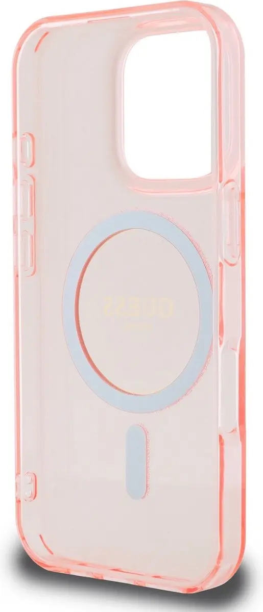 Guess Beschermhoesje iPhone 16 Pro Max MagSafe - Roze