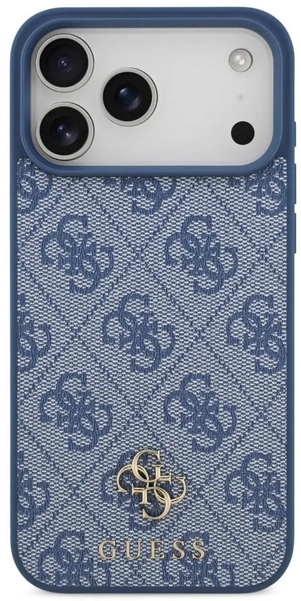 GUESS Back Cover Case iPhone 17 Pro GUHMP17M4GB - Blauw