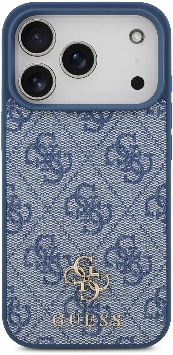 GUESS Back Cover Case iPhone 17 Pro GUHMP17M4GB - Blauw