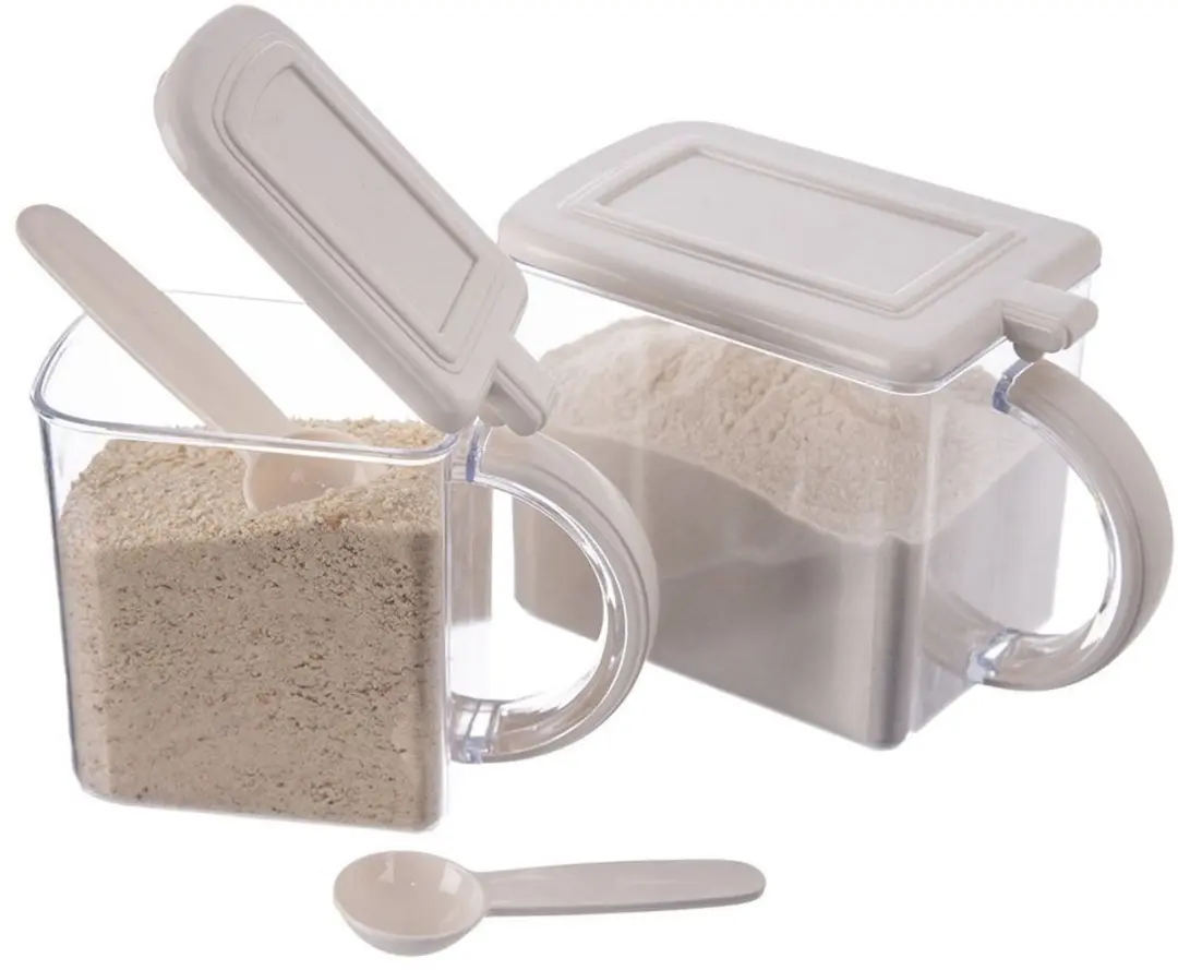 Orion Voorraadpot 550ml - Transparant - Met handvat