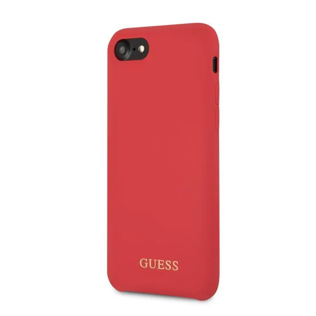 Guess Hoesje iPhone 7/8 - Rood - Gold Logo