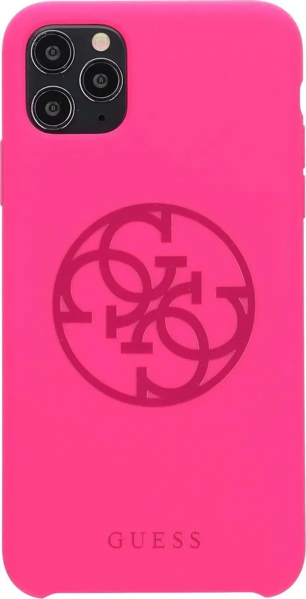 Guess Print Hoesje iPhone 11 Pro Max - Fuchsia - S212-1 - afbeelding 6 van 6